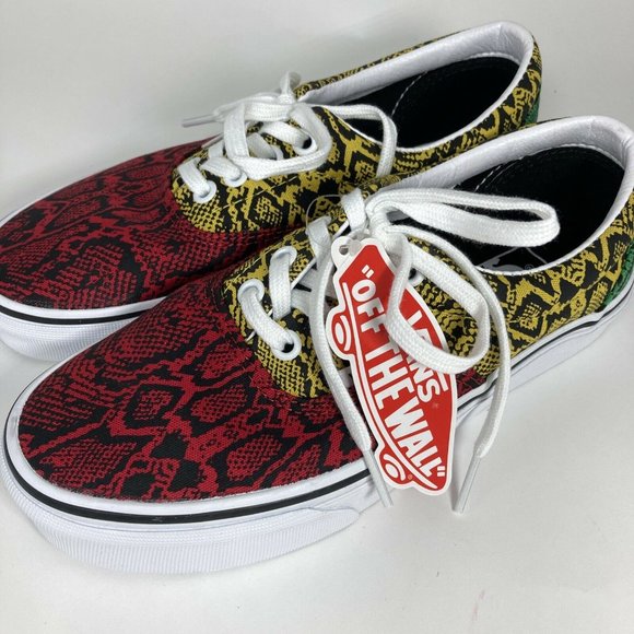 Vans Era Multi Python Rasta Sneakers Women’s 6 50% Off Sale - Picture 5 of 8